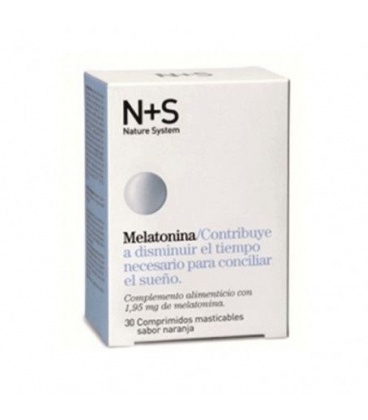 NS Melatonina Naranja 1.95 mg 30 Comprimidos Masticables