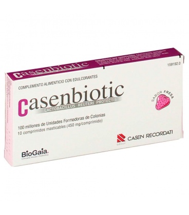 Casenbiotics Sabor Fresa 10 Comprimidos Probiotico