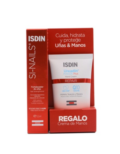 Isdin si-nails fortalecedor de uñas  + crema reparadora