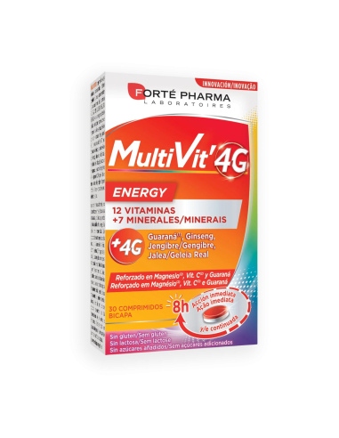 MULTIVIT 4G Energy 30 Comprimidos