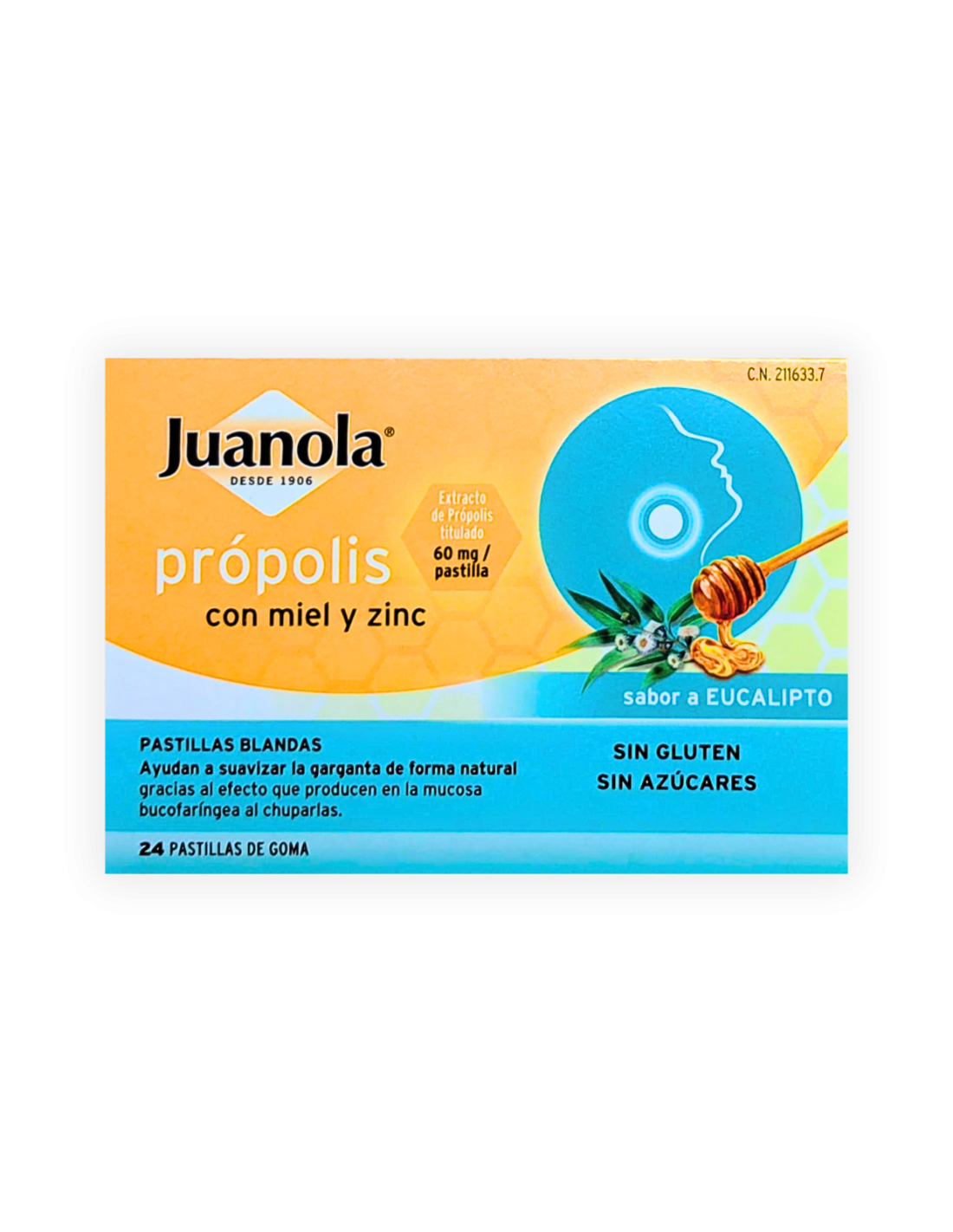 Comprar Juanola Própolis Miel Zinc y Vitamina C 48 pastillas de goma
