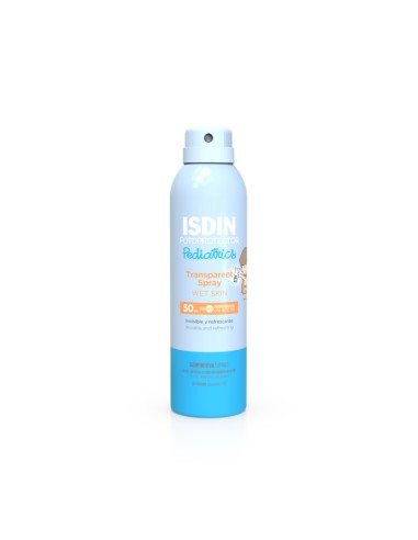 Isdin Fotoprotección Transparente Spray Wet Skin Pediatrics SPF50 250 ml