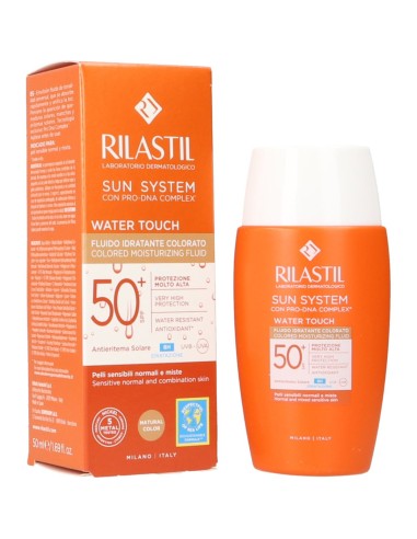 Rilastil sun system spf50+ Water Touch Fluido Hidratante Color 50 ml