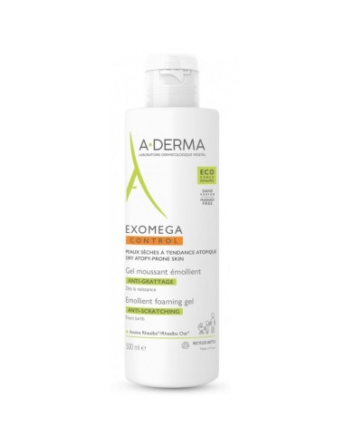 A-derma Exomega Control Gel Limpiador Emoliente 500 ml