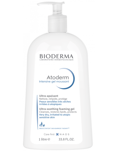 Bioderma Atoderm Intensive Gel Moussant purificante y antiprurito 1 l