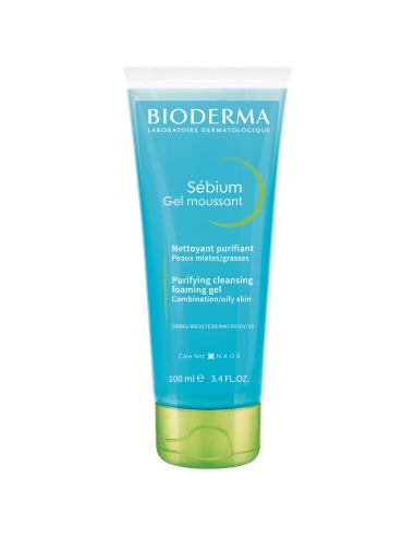 Bioderma Gel Limpiador Sebium Moussant, 100 ml