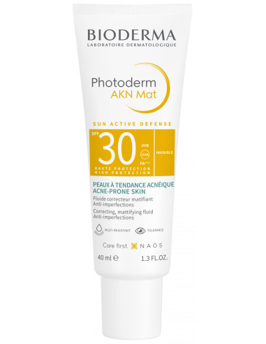 Bioderma Photoderm AKN Mat SPF 30 Invisible Fluido Matificante 40 ml