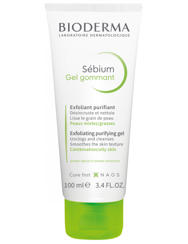 Bioderma Sebium Gel exfoliante facial  100 Ml