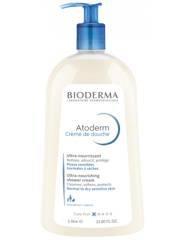 Bioderma Atoderm Crema de Ducha Hidratante 1 Litro