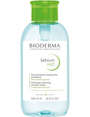 Bioderma Sébium H2O Solución Micelar Dispensador Pump 500 ml