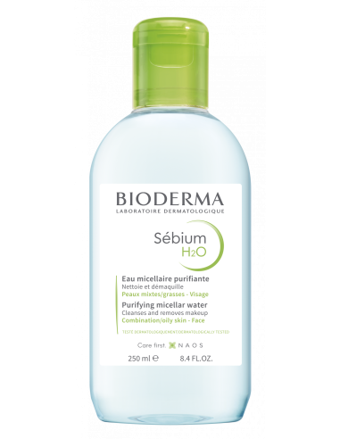 Bioderma Sebium H20 Solución Micelar limpieza de acné 250 ml