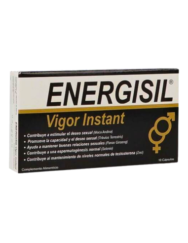 ENERGISIL Vigor Instant 10 Cápsulas