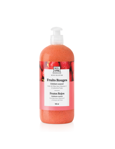 SOIVRE Gel de Baño Exfoliante Frutos Rojos 500 ml