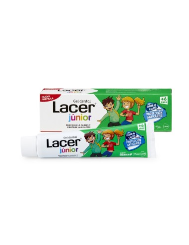 Lacer Junior Gel Dental, 75 ml
