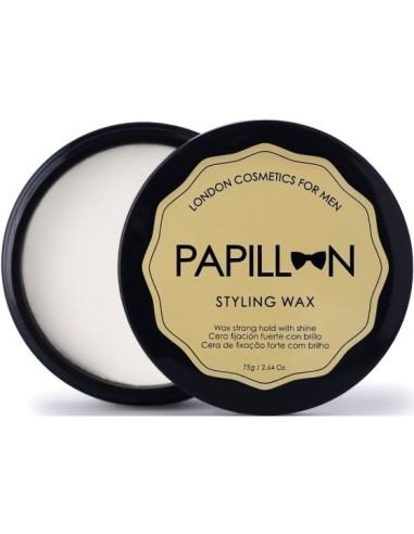 PAPILLON Styling Wax Cera Fijación Fuerte Con Brillo 75g