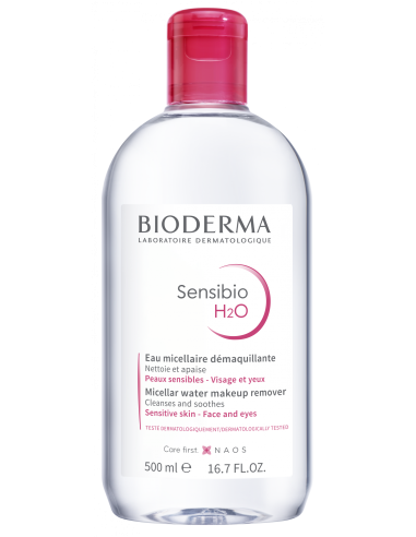 Bioderma Sensibio H2o Solución Micelar (limpiador facial) 500 ml