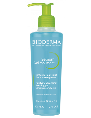 Bioderma Sebium Gel Moussant Limpiador Facial Espuma 200 ml