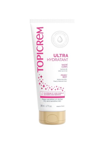 TOPICREM Leche Corporal Ultra-Hidratante Efecto Nacarado 200 ml