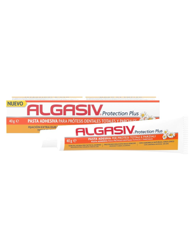 ALGASIV Protection Plus Pasta Adhesiva para Prótesis Dentales 40g