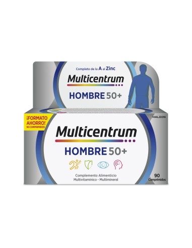 Multicentrum Hombre Mayor de 50, 90 Comprimidos