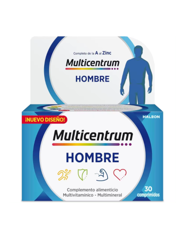 Multicentrum hombre 30 comprimidos