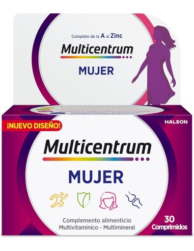 Multicentrum mujer 30 comprimidos