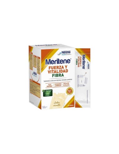 Meritene Fibra 35 gr 14 sobres vainilla