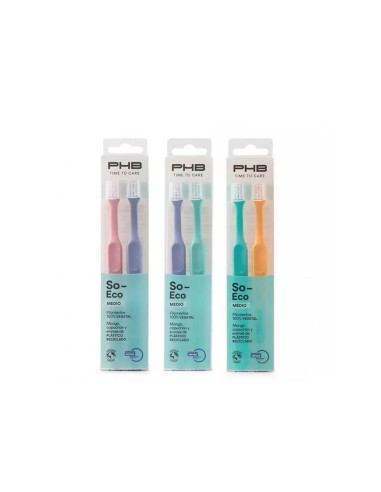 PHB Cepillo dental adulto duplo So-Eco Suave