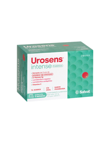 UROSENS Intense Sabor Frambuesa 14 Sobres de 3,1g