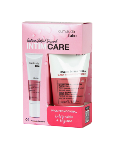 CUMLAUDE Pack Gel Lubricante Mucus 30 ml + Gel Higiene Íntima 100 ml