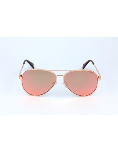 Gafas de sol, Polaroid, modelo PLD 6069/S/X, acero inoxidable, color cobre, mujer