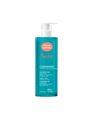 Avene Cleanance Gel Limpiador 400 Ml