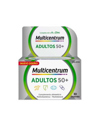 Multicentrum Adulto Mayor de 50, 30 Comprimidos