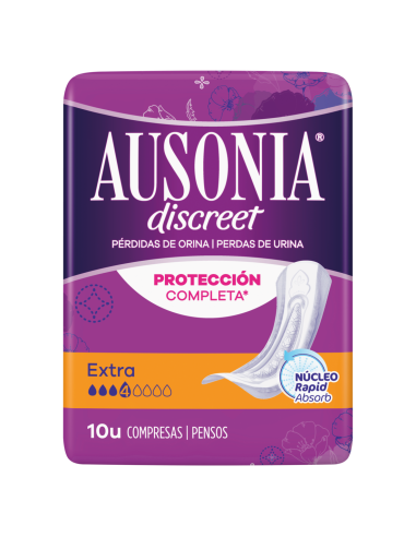 Ausonia Discreet Extra 10 Unidades