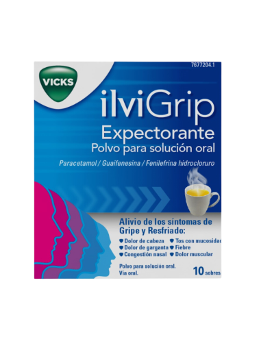 IlviGrip 10 sobres polvo para solucion oral