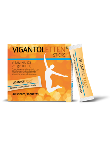 Vigantoletten Vitamina D3 Sticks 30 Sobres