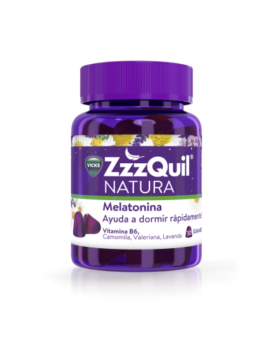 ZzzQuil Natura Melatonina 30 Gummies