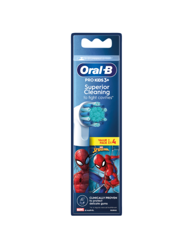 Oral-B Kids Recambios Spiderman 4 Unidades