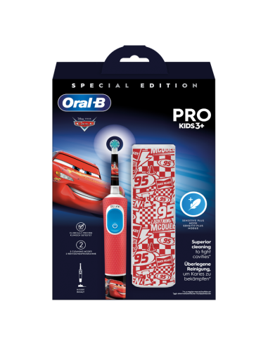 Oral-B Cepillo Recargable Vitality Pro Kids Box Cars + Estuche