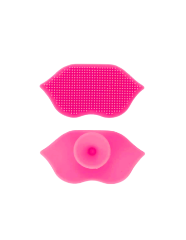 Almohadilla de Silicona Scrub Labios Color Rosa