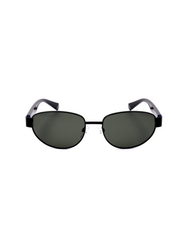 Gafas de sol Polaroid, Polaroid, acero inoxidable, unisex, negro, modelo PLD 6123/S