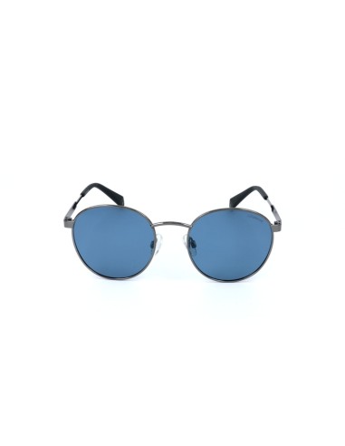 Gafas de sol, Polaroid, acero inoxidable, azul, unisex