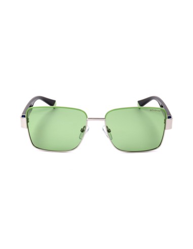 Sunglasses Polaroid, unisex, acero inoxidable, verde