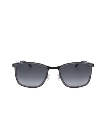 Hugo Boss, acero inoxidable, gris mate negro, hombre, gafas de sol