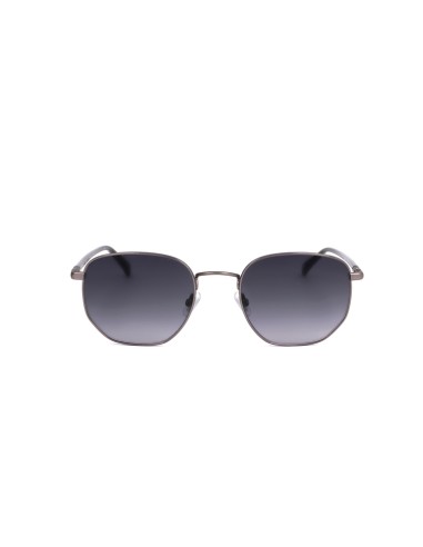 Safilo, material metal, color gris, solares para hombre