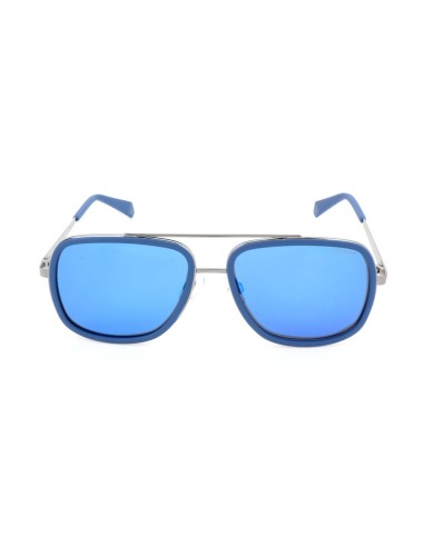 Gafas de sol Polaroid, unisex, metal, azul