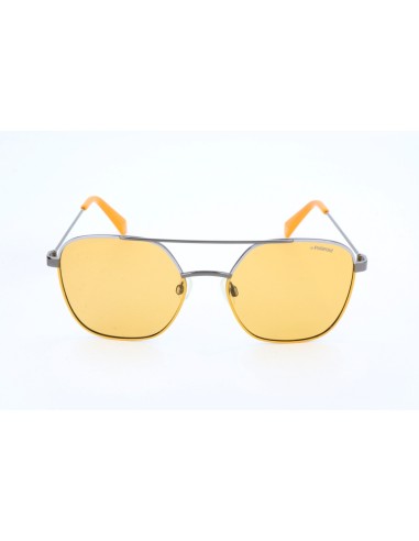 Polaroid, metal, unisex, amarillo, modelo PLD 6058/S