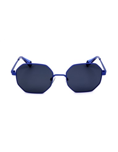 Polaroid, montura de acero inoxidable, unisex, azul