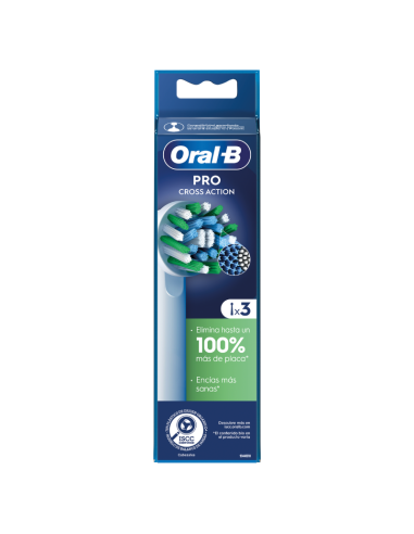 Oral-B Recambios Cross Action 3 Unidades