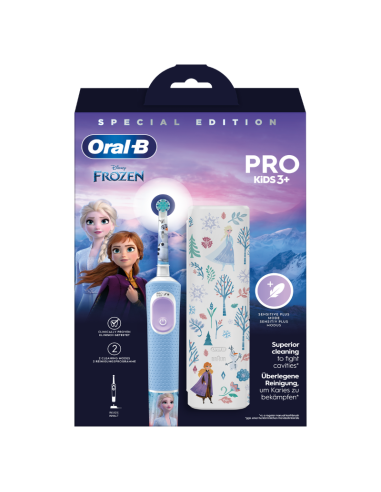 Oral-B Cepillo Recargable Pro Kids Box Frozen + Estuche